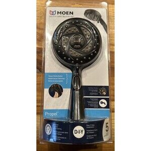 MOEN Handheld Shower Head Propel 5-Spray Mediterranean Bronze 260440BRB